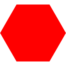 red hexagon
